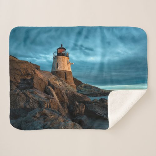 Lighthouses  Castle Hill Lighthouse Sherpa Blanket