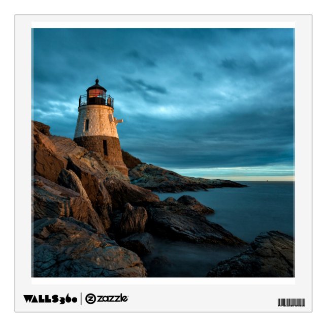 Lighthouses | Castle Hill Lighthouse Wall Decal (Front)