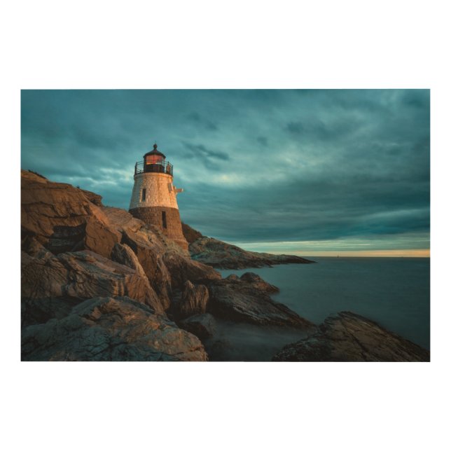 Lighthouses | Castle Hill Lighthouse Wood Wall Art (Front)