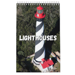 Lighthouses Collection Wall Calendar