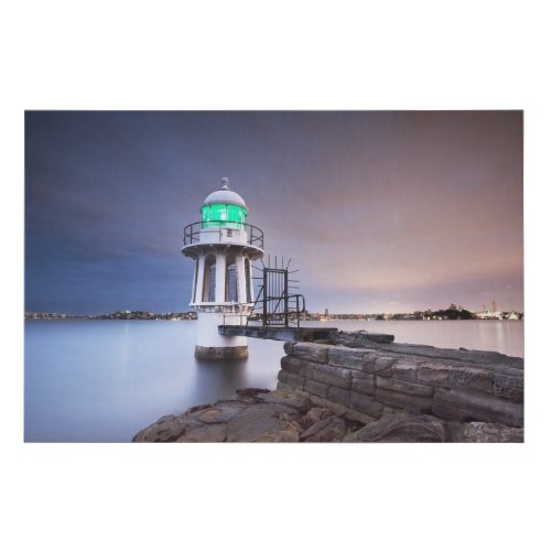 Lighthouses  Cremorne Point Lighthouse Australia Faux Canvas Print