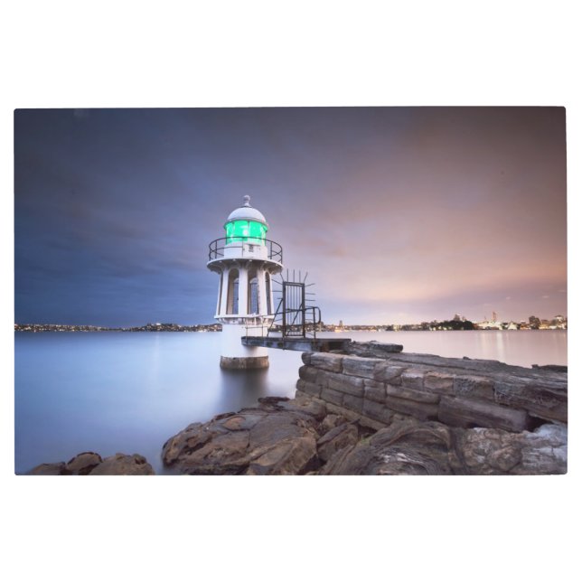 Lighthouses | Cremorne Point Lighthouse Australia Metal Print (Front)