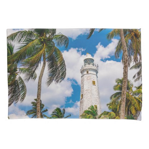 Lighthouses  Dewundara Matara Sri Lanka Pillow Case
