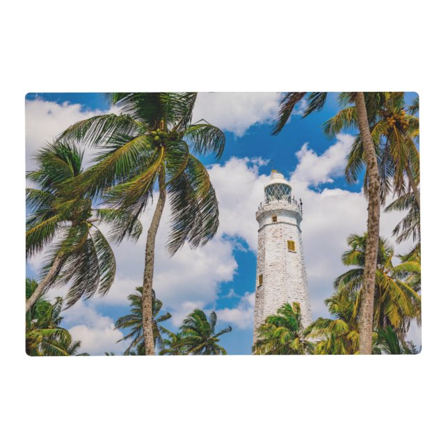 Lighthouses | Dewundara Matara Sri Lanka Placemat (Front)