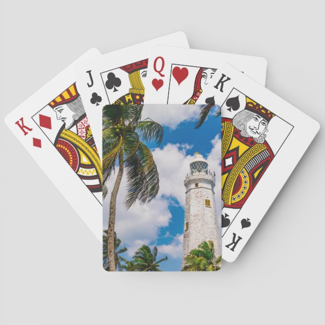 Lighthouses | Dewundara Matara Sri Lanka Poker Cards (Back)