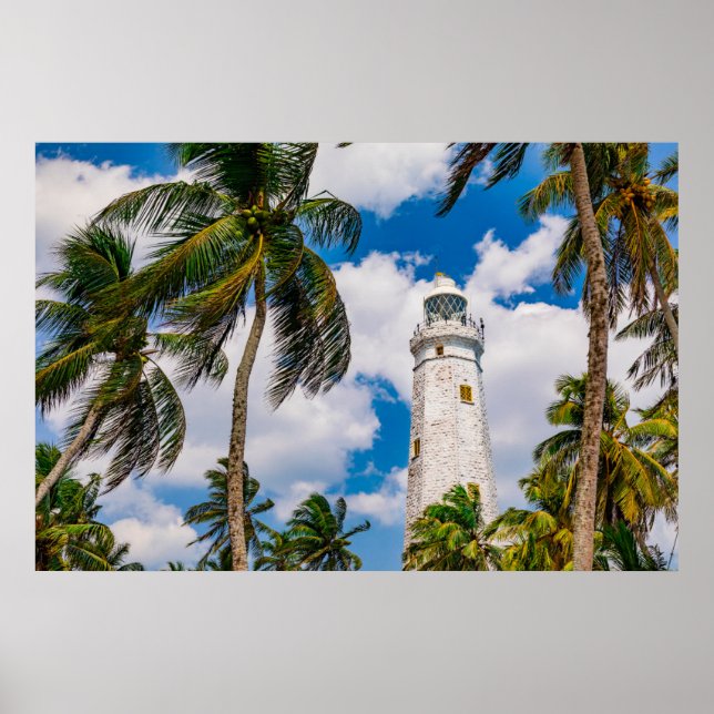 Lighthouses | Dewundara Matara Sri Lanka Poster (Front)
