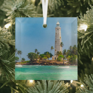 Lighthouses   Dewundara Sri Lanka Glass Ornament
