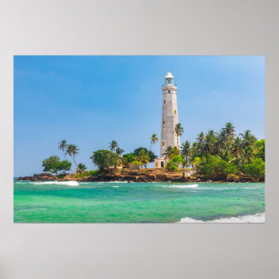 Lighthouses   Dewundara Sri Lanka Poster