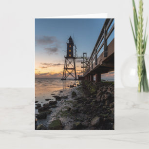 Lighthouses Eversand-Oberfeue Germany Card