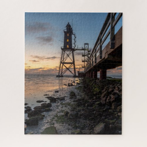 Lighthouses  Eversand_Oberfeue Germany Jigsaw Puzzle