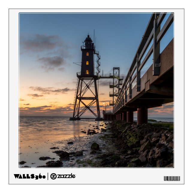 Lighthouses | Eversand-Oberfeue Germany Wall Decal (Front)