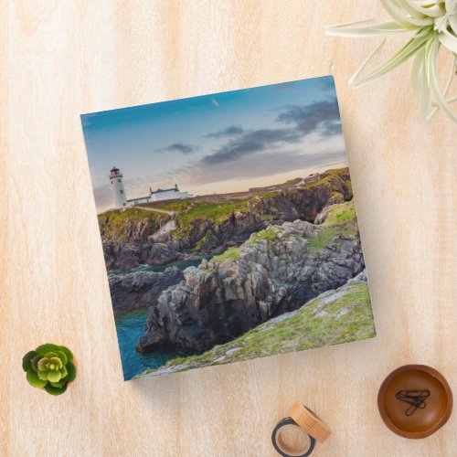 Lighthouses  Fanad Head Lighthouse Ireland 3 Ring Binder