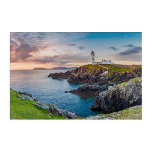 Lighthouses Fanad Head Lighthouse Ireland Acrylic Print