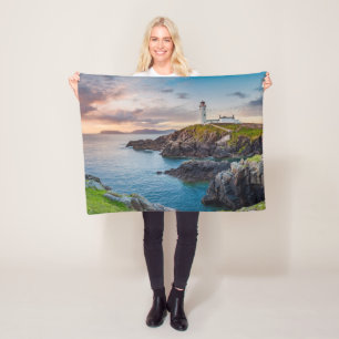 Lighthouses   Fanad Head Lighthouse Ireland Fleece Blanket