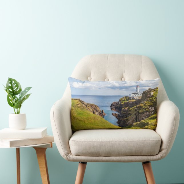 Lighthouses | Fanad Head Lighthouse Ireland Lumbar Pillow (Chair)