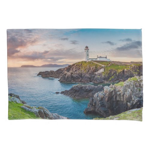 Lighthouses  Fanad Head Lighthouse Ireland Pillow Case