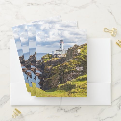 Lighthouses  Fanad Head Lighthouse Ireland Pocket Folder