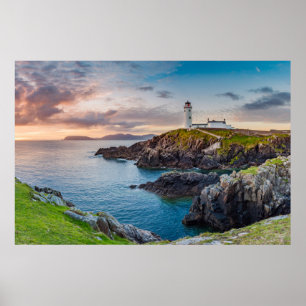 Lighthouses Fanad Head Lighthouse Ireland Poster