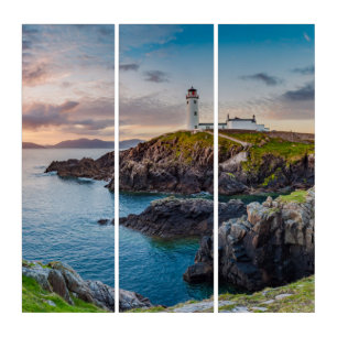 Lighthouses   Fanad Head Lighthouse Ireland Triptych