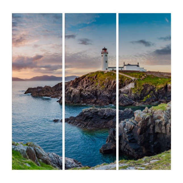 Lighthouses | Fanad Head Lighthouse Ireland Triptych (Front)