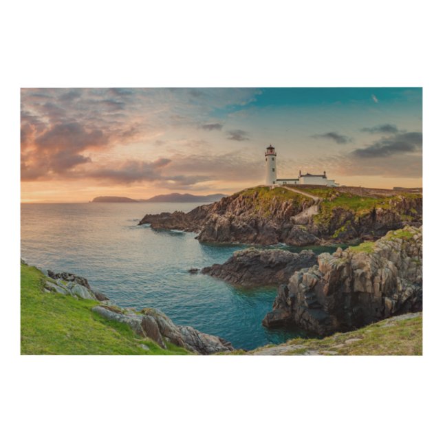 Lighthouses | Fanad Head Lighthouse Ireland Wood Wall Art (Front)