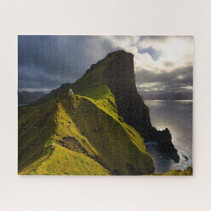 Lighthouses Faroe Islands Denmark Jigsaw Puzzle
