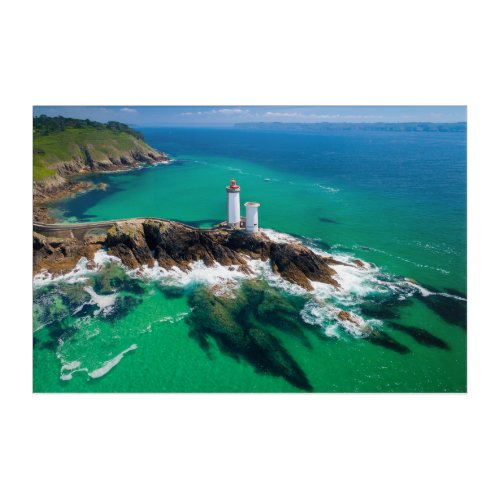Lighthouses  Finistre Brest Bretagne Lighthouse Acrylic Print