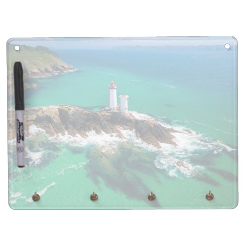 Lighthouses  Finistre Brest Bretagne Lighthouse Dry Erase Board With Keychain Holder