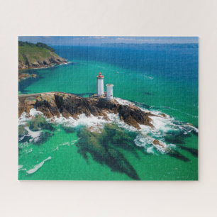 Lighthouses Finistère Brest Bretagne Lighthouse Jigsaw Puzzle