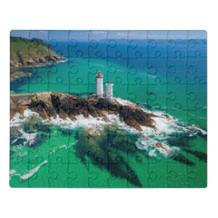 Lighthouses Finistère Brest Bretagne Lighthouse Jigsaw Puzzle