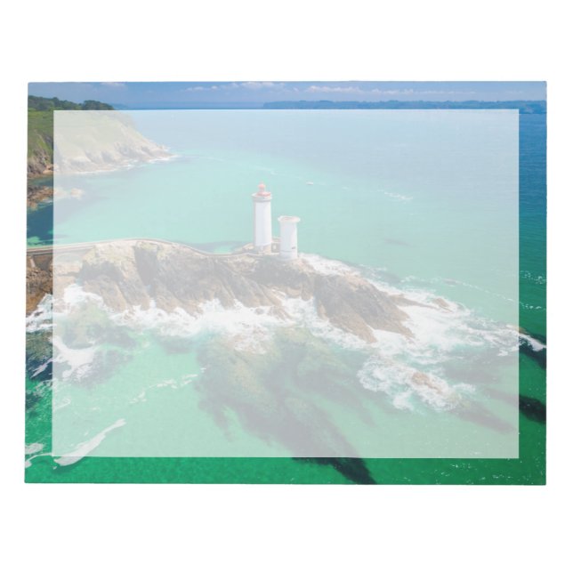 Lighthouses | Finistère Brest Bretagne Lighthouse Notepad (Front)