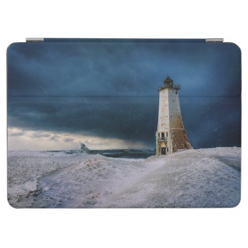 Lighthouses  Frankfort Lighthouse Lake Michigan iPad Air Cover