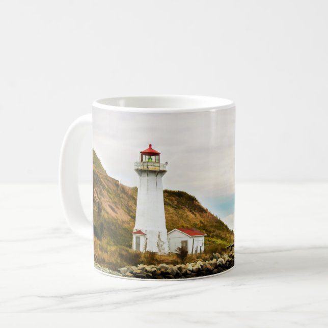 Lighthouses | Georges Island Lighthouse Coffee Mug (Front Left)