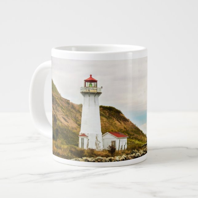 Lighthouses | Georges Island Lighthouse Giant Coffee Mug (Front Left)