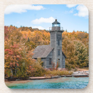 Lighthouses   Grand Island East Channel Light Beverage Coaster