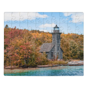 Lighthouses   Grand Island East Channel Light Jigsaw Puzzle