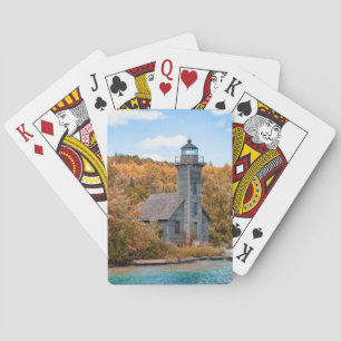 Lighthouses Grand Island East Channel Light Poker Cards