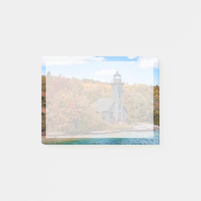 Lighthouses | Grand Island East Channel Light Post-it Notes (Front)