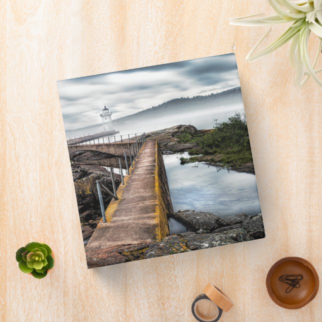 Lighthouses | Grand Marais Lighthouse Minnesota 3 Ring Binder (In Situ)