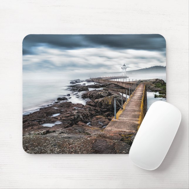 Lighthouses | Grand Marais Lighthouse Minnesota Mouse Pad (With Mouse)