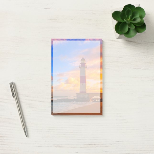 Lighthouses | Itapuã Brazil Lighthouse Post-it Notes (Office)