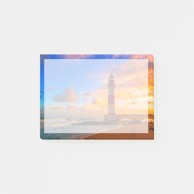 Lighthouses | Itapuã Brazil Lighthouse Post-it Notes (Front)
