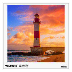 Lighthouses   Itapuã Lighthouse Bahia Brazil Wall Decal