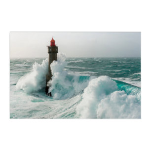 Lighthouses Jument Lighthouse Ouessant France Acrylic Print