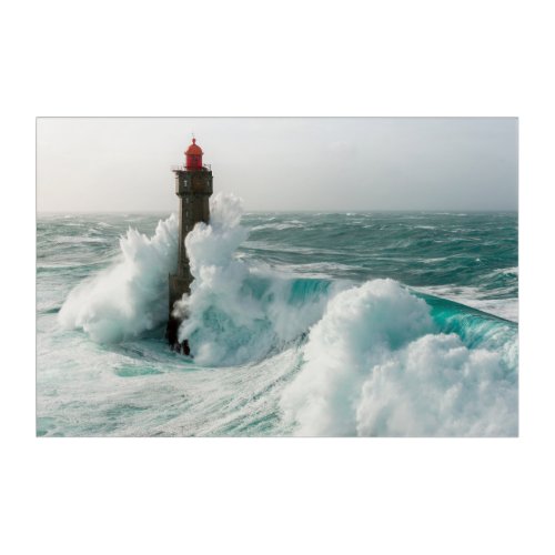 Lighthouses  Jument Lighthouse Ouessant France Acrylic Print