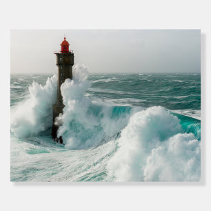 Lighthouses   Jument Lighthouse Ouessant France Foam Board