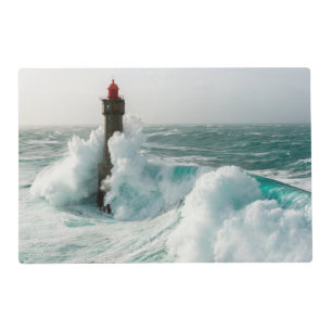 Lighthouses Jument Lighthouse Ouessant France Placemat