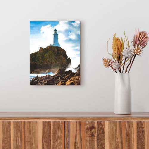 Lighthouses  La Corbire Channel Islands Canvas Print