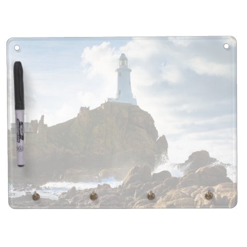Lighthouses  La Corbire Channel Islands Dry Erase Board With Keychain Holder