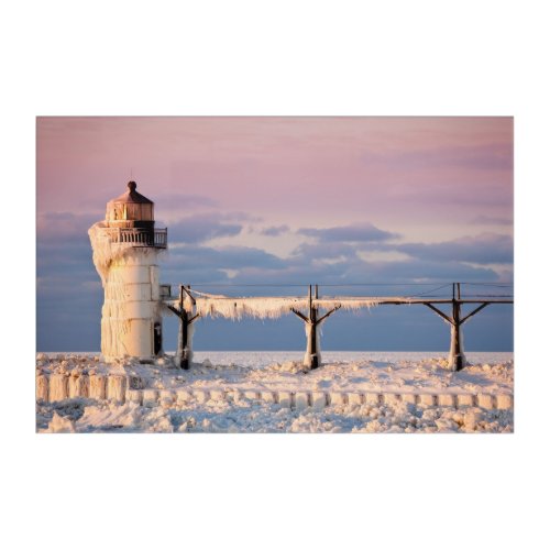 Lighthouses  Lake Michigan Lighthouse Acrylic Print